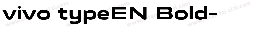 vivo typeEN Bold字体转换